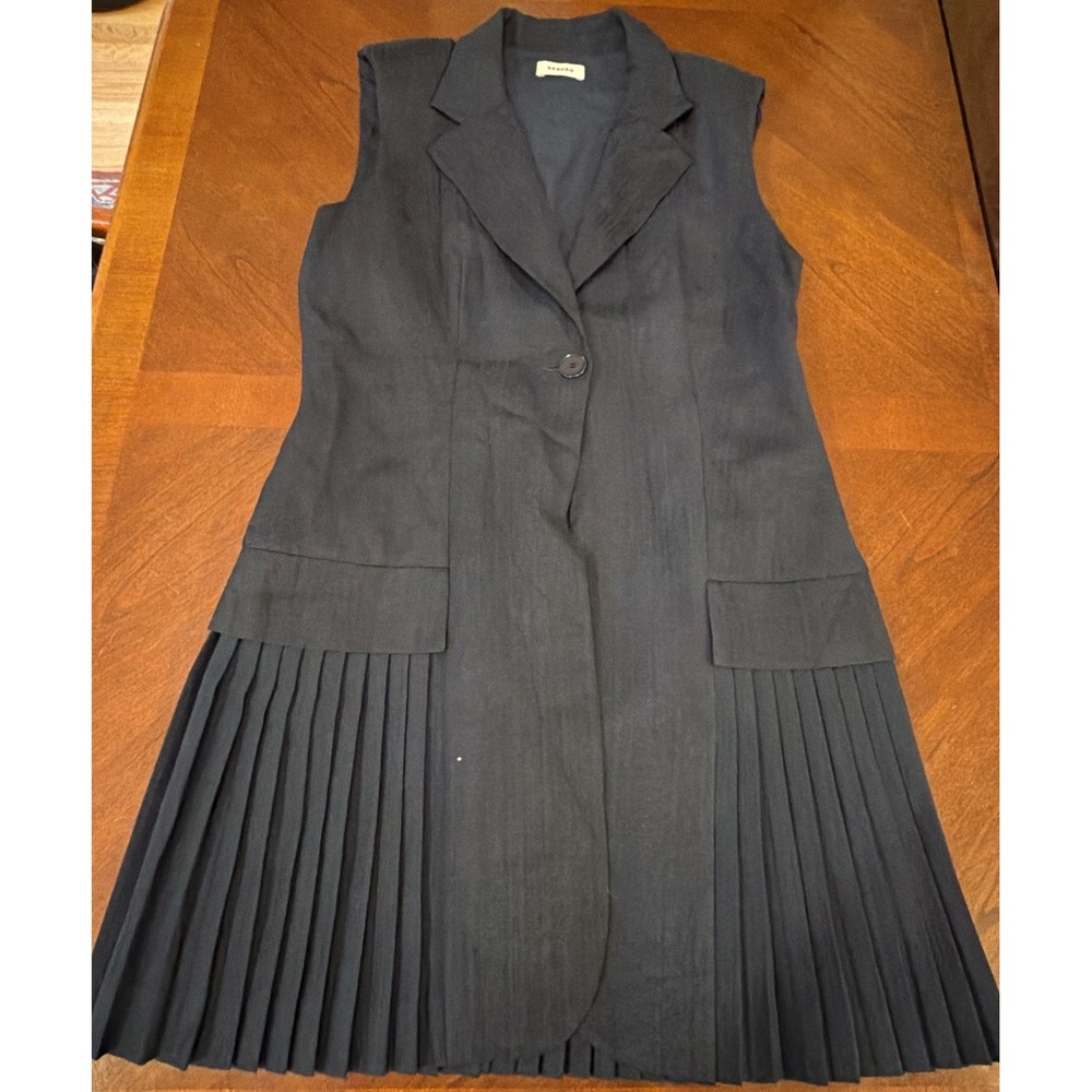 Sandro $490 Carine Blazer Mini Dress Navy US Size 8 - Picture 2 of 9